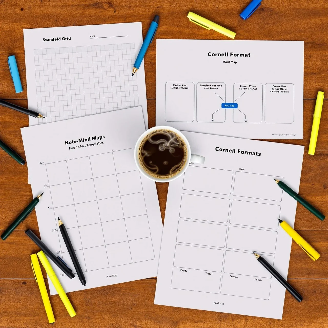 Cornell Note Taking Templates