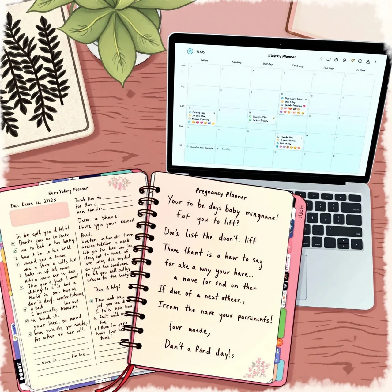 custom pregnancy planner