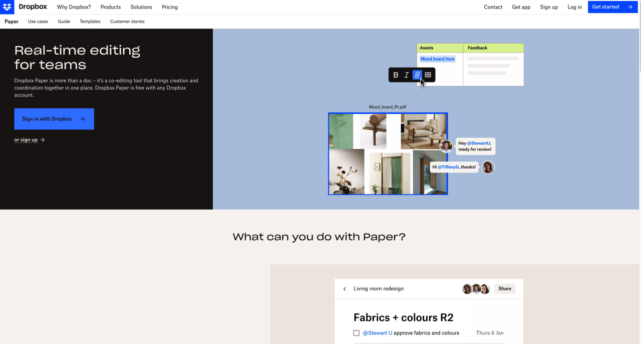 Dropbox Paper