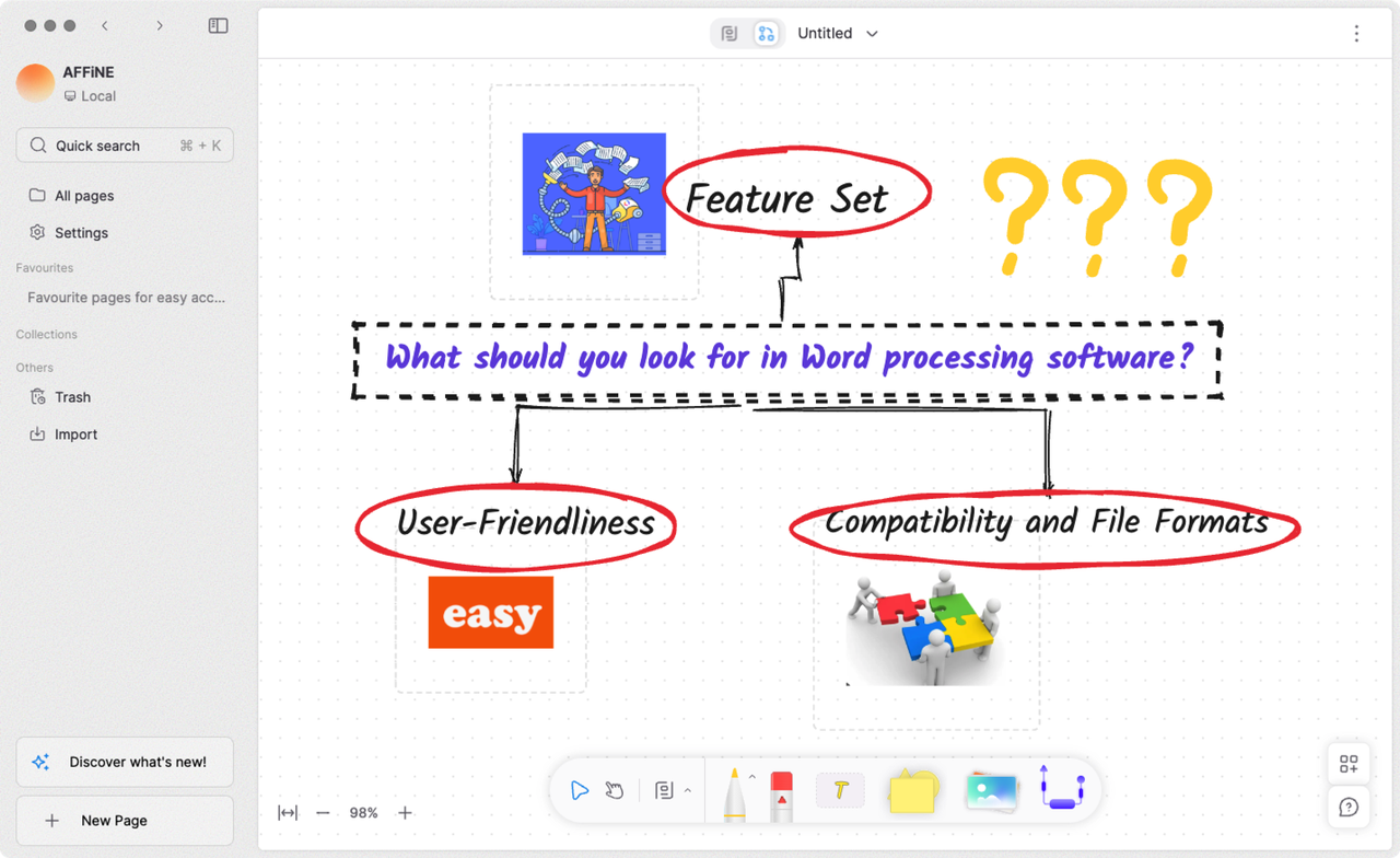 AFFiNE Word Process Software