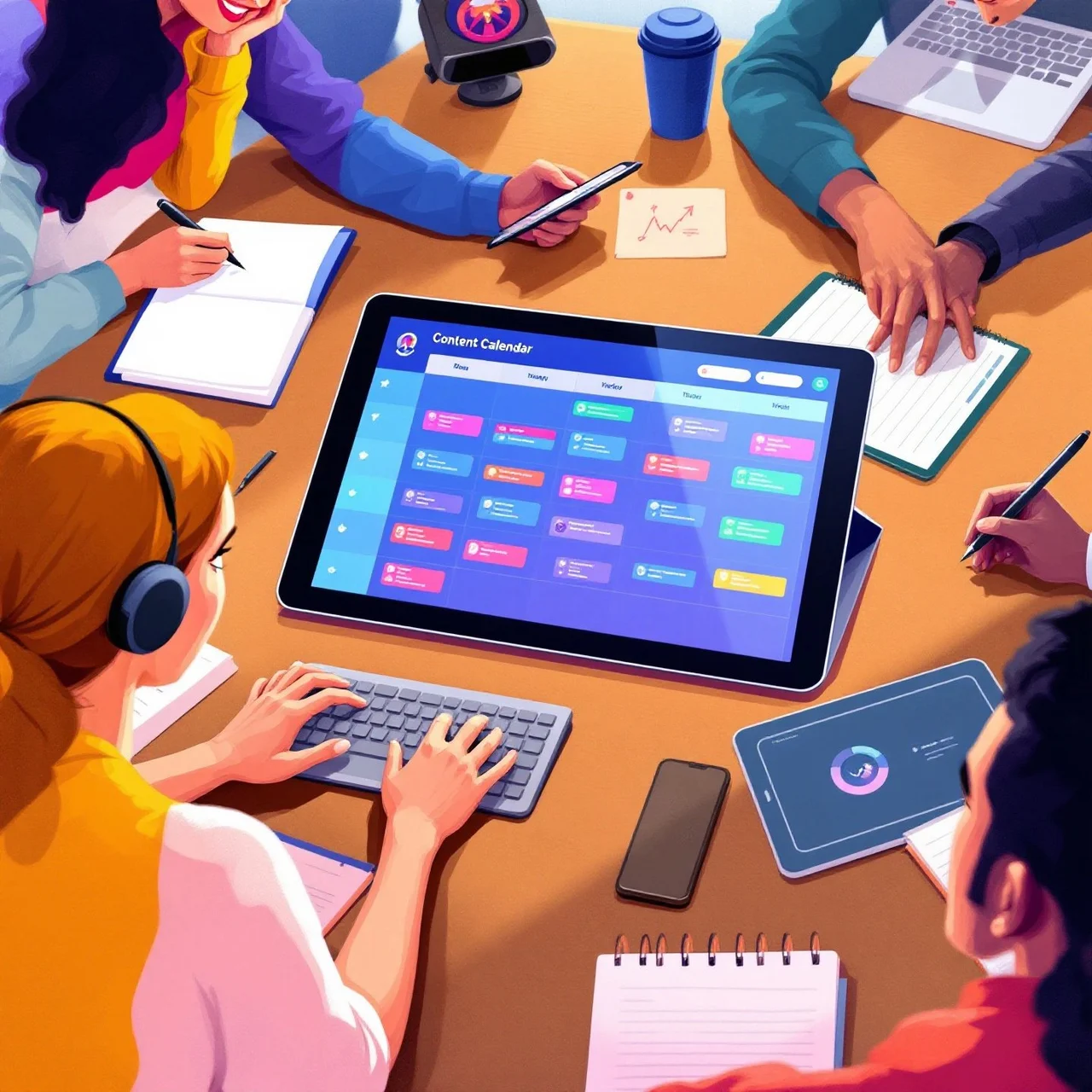Content Calendar Template