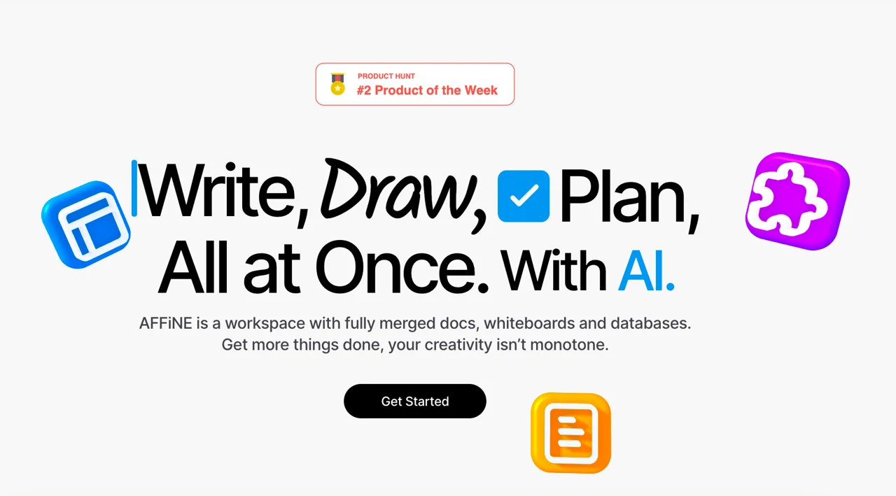 AFFiNE-Personal Knowledge Management