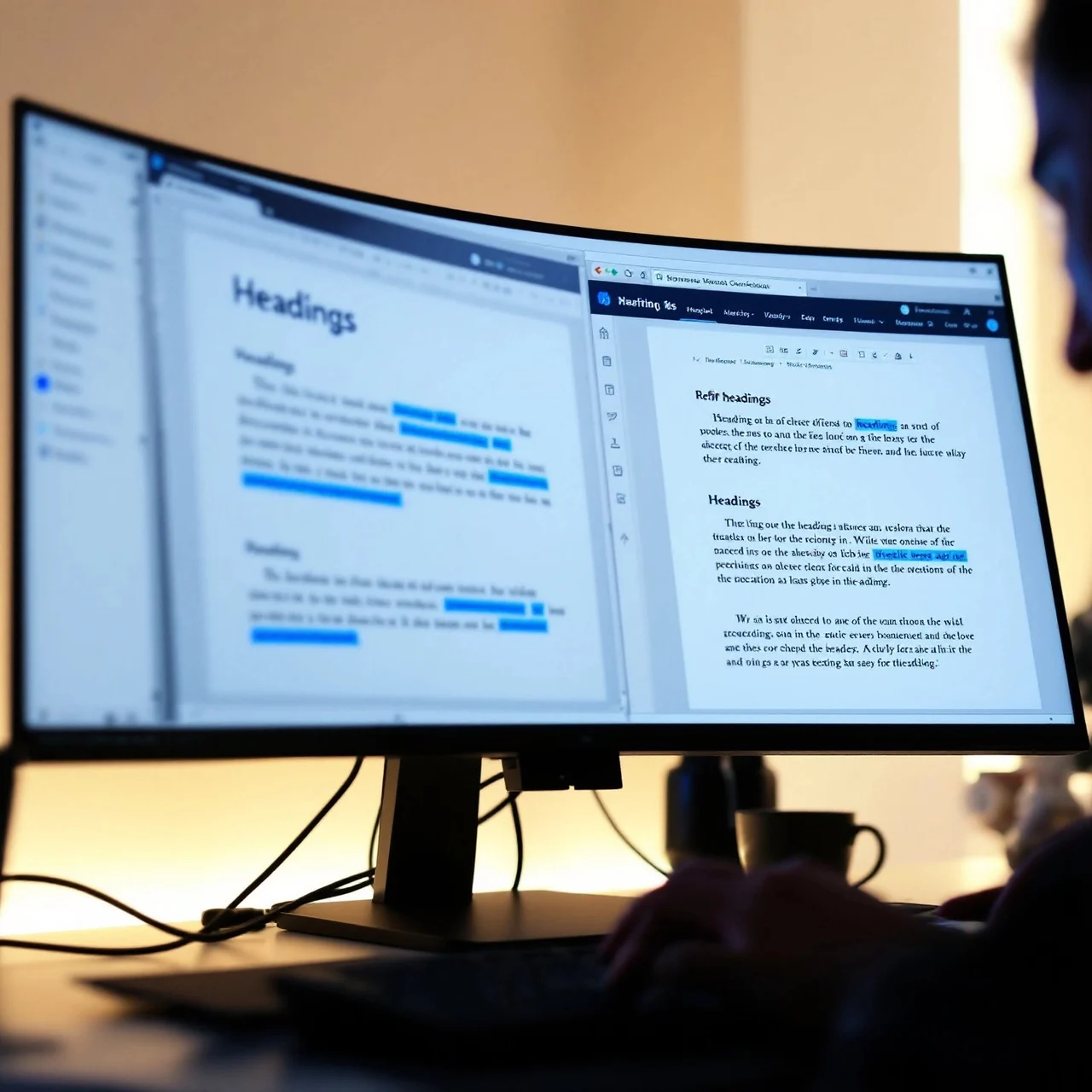 write a proper heading for an essay