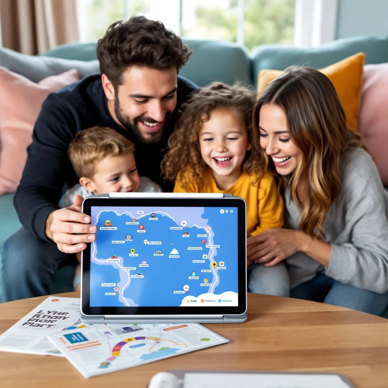 family travel itinerary template